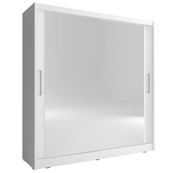 Ντουλάπα Συρόμενη Maja 6 Χρώμα Λευκό  180x200x62cm