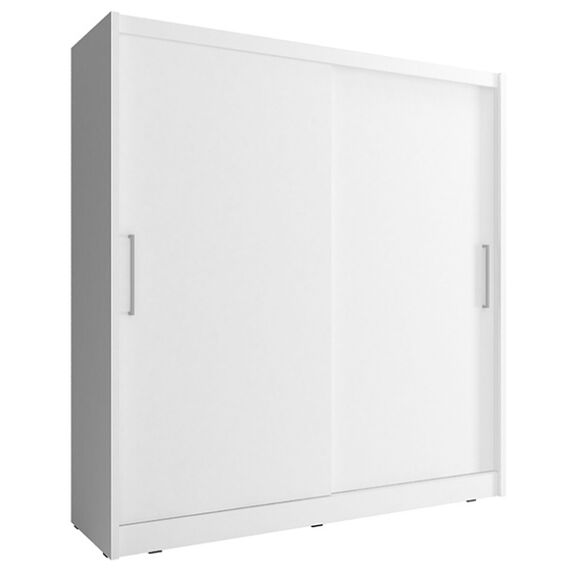 Ντουλάπα Συρόμενη 24114-wkw-180 Χρώμα Λευκό  180x200x62cm