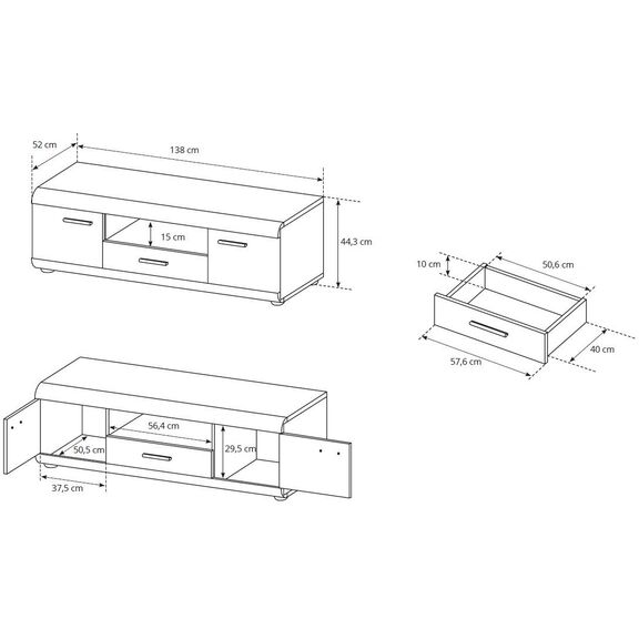 Σύνθεση 36134-ln Φυσικό 300x194x37-54cm
