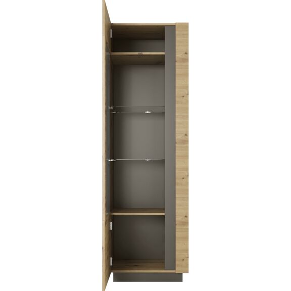 Βιτρίνα 36146-arc-hv Artisan+γραφίτης 60x194x40cm