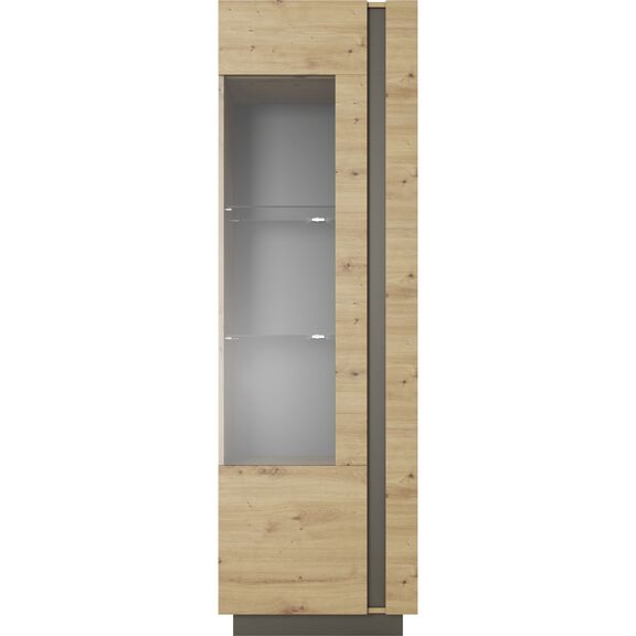 Βιτρίνα 36146-arc-hv Artisan+γραφίτης 60x194x40cm