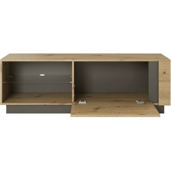 Έπιπλο Τηλεόρασης 36146-arc-stv Artisan+γραφίτης 138,1x45,5x40cm