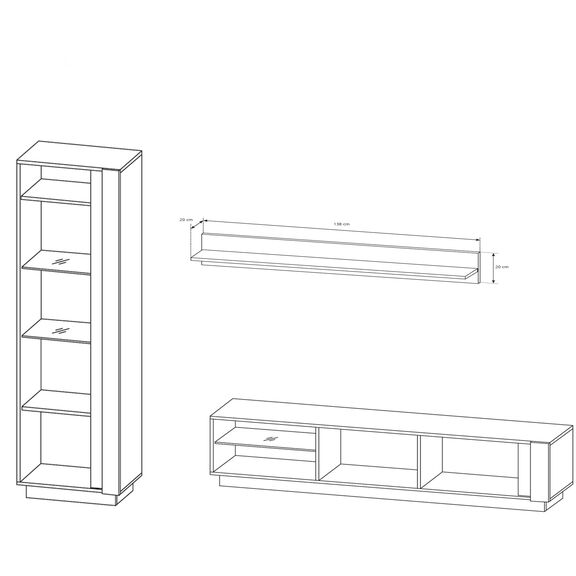 Σύνθεση 36146-arc-Mini Artisan+γραφίτης 247.5x194x40cm