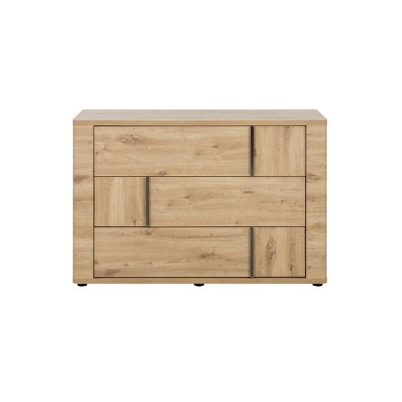 Confidence Συρταριέρα με 3 Συρτάρια  121x 45x80εκ. Artisan oak