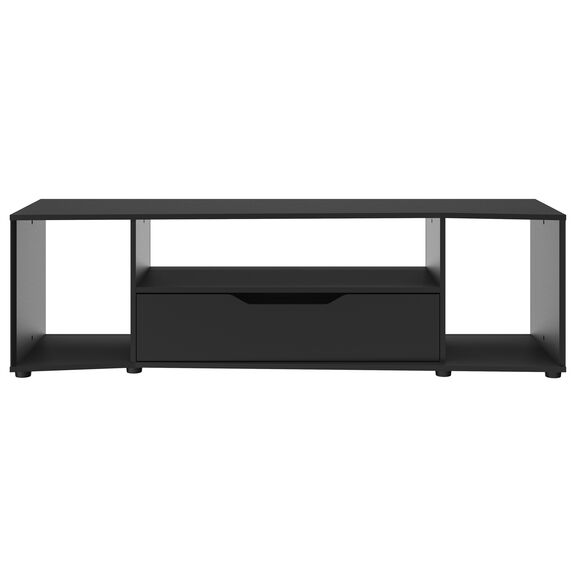 Hack Gamer Έπιπλο Τηλεόρασης 163x45x48εκ. Μαύρο με Μπλε led