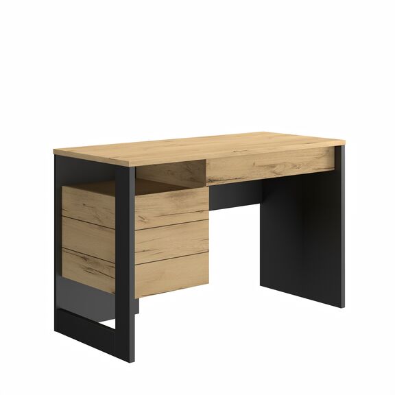 Russel Γραφείο 119x54x75εκ. Helvezia oak / Black