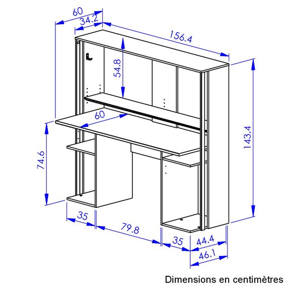 Stream Γραφείο Gaming 157x60x145εκ. Μαύρο/ανθρακί