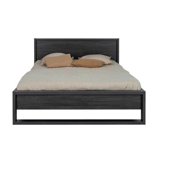 Alana Κρεβάτι Διπλό 148x215x94εκ. ( για Στρώμα 140x190εκ. )  Black Thread