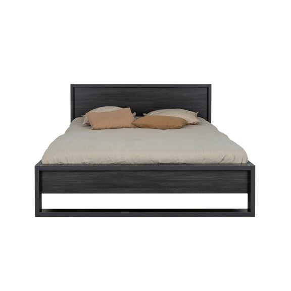 Alana Κρεβάτι Διπλό 168x215x94εκ. ( για Στρώμα 160x200εκ. )  Black Thread