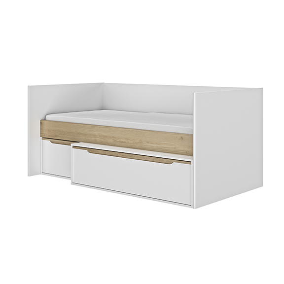 Celeste Πολυμορφικό Βρεφικό Κρεβάτι 206x112x92εκ. Λευκό - Natural Chestnut