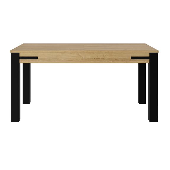 Cork Τραπέζι Επεκτεινόμενο 160/205x90x77εκ. Golden oak / Μαύρο