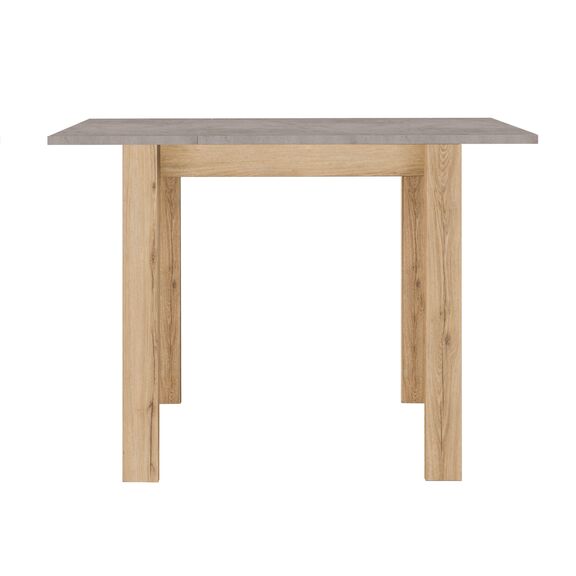 Exit Τραπέζι Ψηλό Επεκτεινόμενο 91(131)x80x95εκ. Helvezia Oak/beton