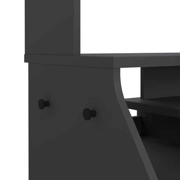 Function Plus Gaming Γραφείο με 1 Πόρτα και 1 Συρτάρι 171x62,2x149,6εκ. Γκρι
