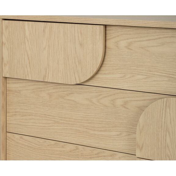 Galys Συρταριέρα με 3 Συρτάρια 116x47x92εκ. Rookwood oak