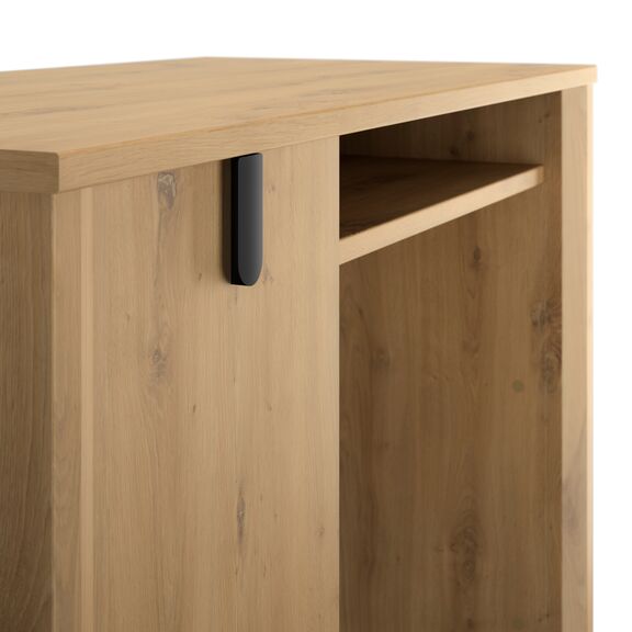 Lugano Γραφείο με 1 Πόρτα 110x56x77εκ. Artisan oak