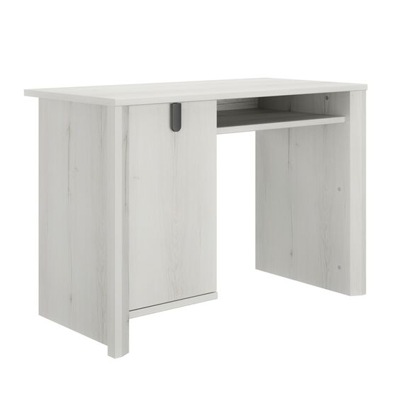 Lugano Γραφείο με 1 Πόρτα 110x56x77εκ. Whitewashed oak