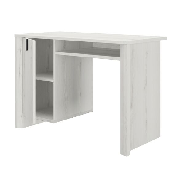 Lugano Γραφείο με 1 Πόρτα 110x56x77εκ. Whitewashed oak