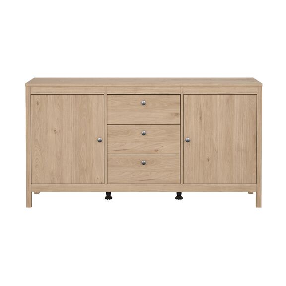 Madrid Μπουφές με 2 Ντουλάπια και 3 Συρτάρια 151,4x38,4x79,7εκ. Jackson Hickory
