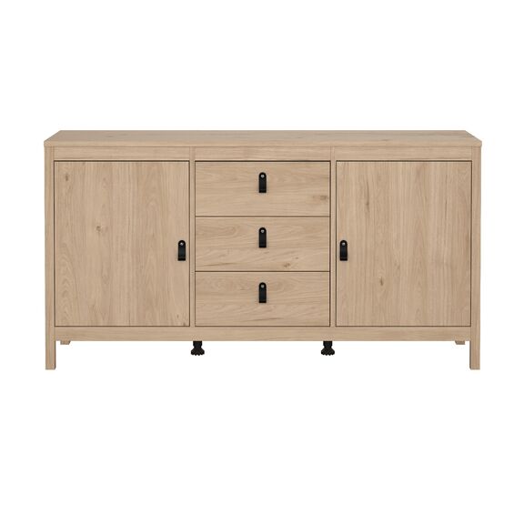 Madrid Μπουφές με 2 Ντουλάπια και 3 Συρτάρια 151,4x38,4x79,7εκ. Jackson Hickory