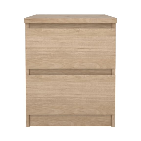 Naia Κομοδίνο με 2 Συρτάρια 40,4x50x49,5εκ. Jackson Hickory