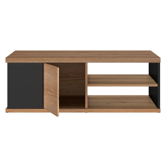Otello Τραπεζάκι Σαλονιού 110x60x40εκ. Helvezia oak / Μαύρο