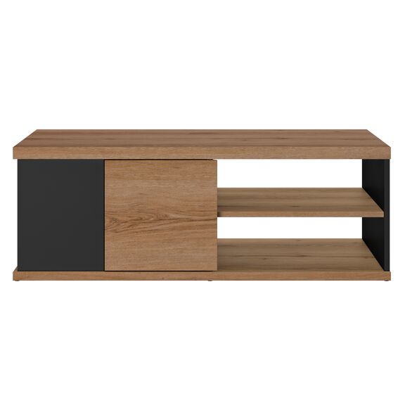 Otello Τραπεζάκι Σαλονιού 110x60x40εκ. Helvezia oak / Μαύρο