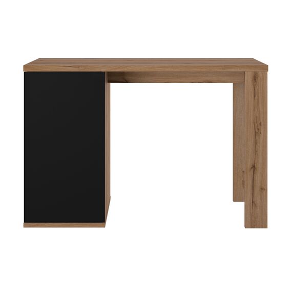 Otello Τραπέζι Ψηλό bar 136x60x91εκ. Helvezia oak / Μαύρο