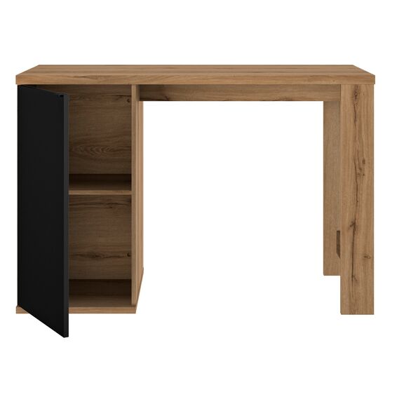 Otello Τραπέζι Ψηλό bar 136x60x91εκ. Helvezia oak / Μαύρο