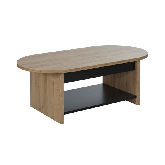 Soho Τραπεζάκι Σαλονιού 110x55x39εκ. Golden oak / Black