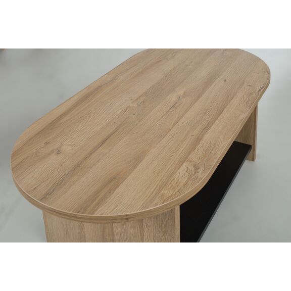 Soho Τραπεζάκι Σαλονιού 110x55x39εκ. Golden oak / Black