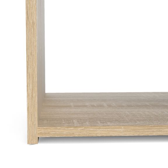 Space Κομοδίνο με ένα Συρτάρι 37,6x35,95x47,5εκ. Δρυς