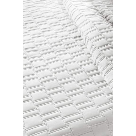 Σετ 3τμχ Κουβερλί Brick White 250x240 guy Laroche  100% Microsatin