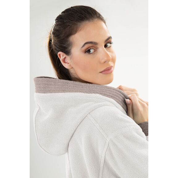 Μπουρνούζι Monogram Perla Medium guy Laroche  Cotton 60% - Polyester 40%