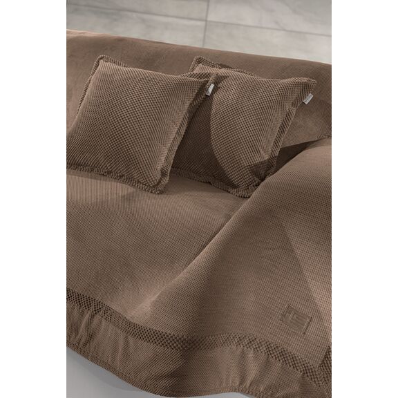 Ριχτάρι Καναπέ Rubicon Latte (Τριθέσιος) 180x300 guy Laroche  Polyester 100%