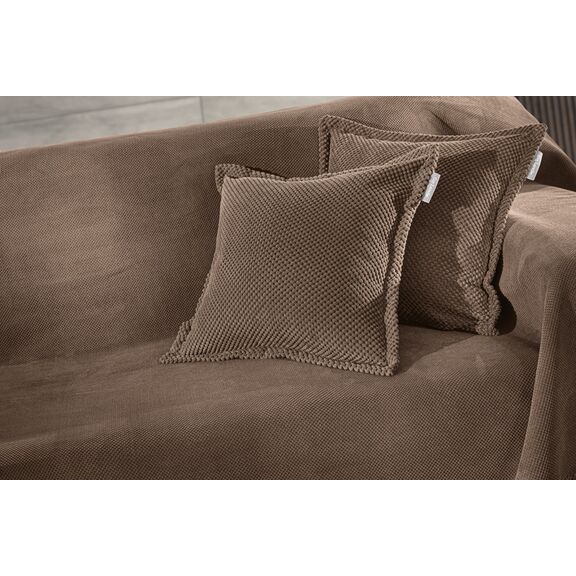 Ριχτάρι Καναπέ Rubicon Latte (Τριθέσιος) 180x300 guy Laroche  Polyester 100%
