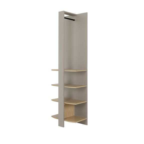 Auriol Ανοιχτή Ντουλάπα 54x35x183εκ. Rookwood oak / Grege