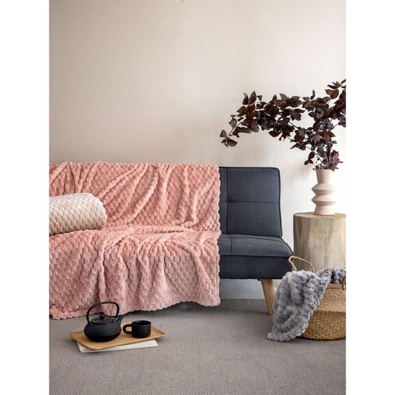 Κουβέρτα Fleece 160x220 Aster Rose