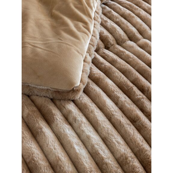 Κουβερτοπάπλωμα Υπέρδιπλο 220x240 Tidi/2 Beige