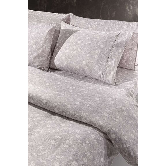 Σετ 4τμχ. Σεντόνια Elodie Melanze Flannel 270x265 guy Laroche  100% Cotton Flannel