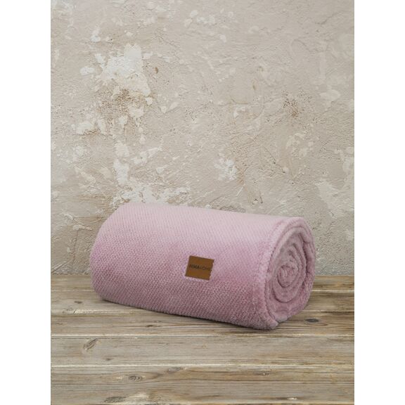 Κουβέρτα Καναπέ Jacquard 130x170 - Mellow Pink