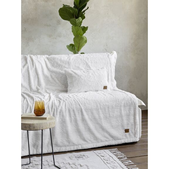 Κουβέρτα Καναπέ 130x170 - Velure Cream