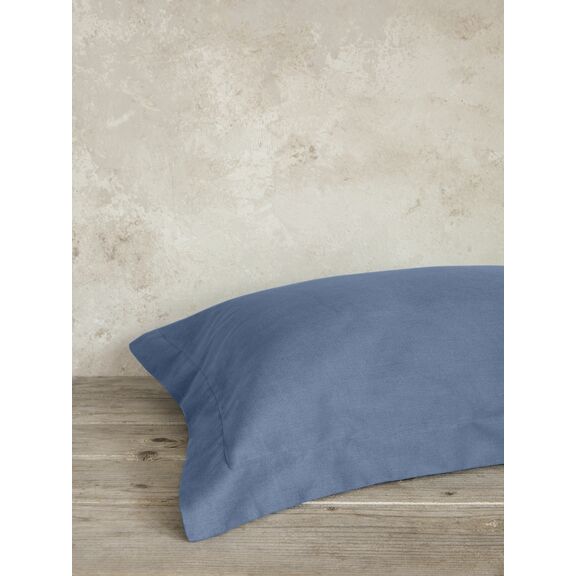 Μαξιλαροθήκες Oxford Superior Satin - Shadow Blue