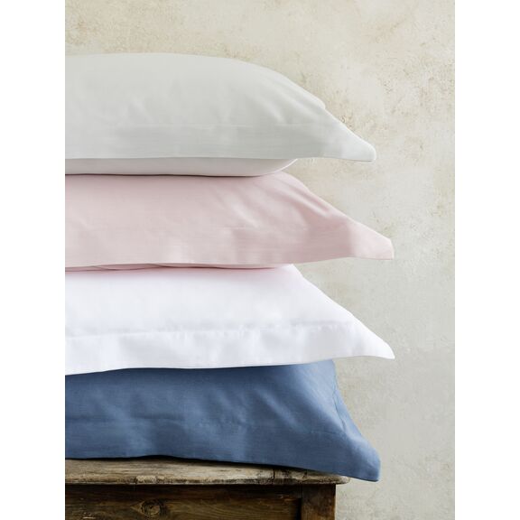 Μαξιλαροθήκες Oxford Superior Satin - Shadow Blue