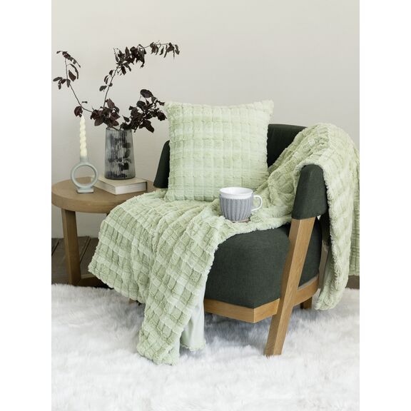 Κουβέρτα Καναπέ 130x170 - Weave Mint