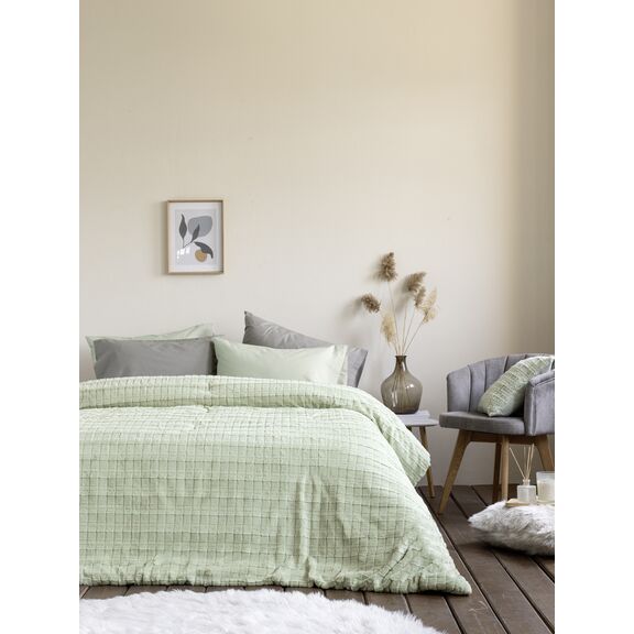 Κουβέρτα/πάπλωμα Μονό 160x220 - Weave Mint