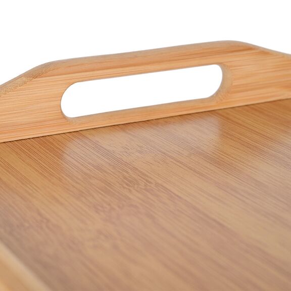 Estia Δισκος Σερβιρισματος Bamboo Essentials 50x30x21cm με Αναδιπλουμενα Ποδια