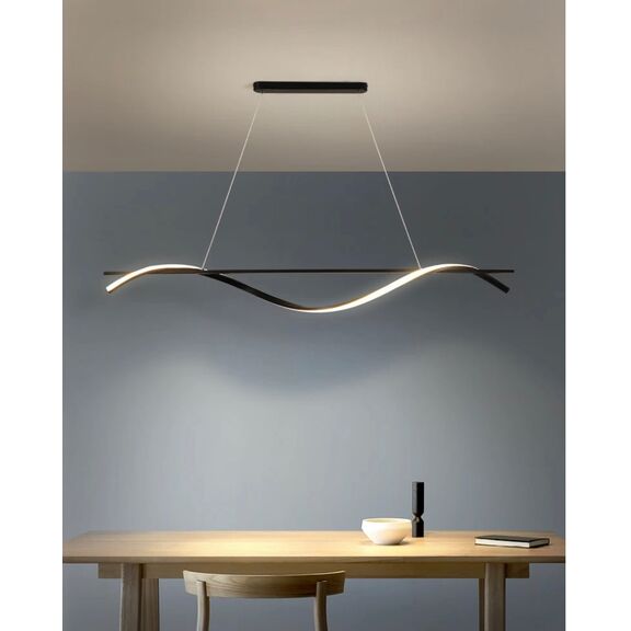 Se led 100 Ondas Pendant Black 23w 3cct 2 Years Warranty