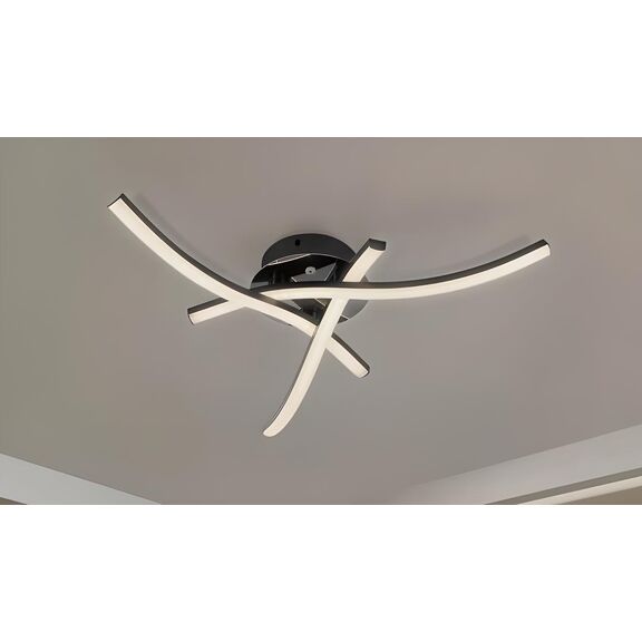Se led 46 Alora Black Ceiling 46x46x8cm 24w 3cct Ip20 2 Years Warranty