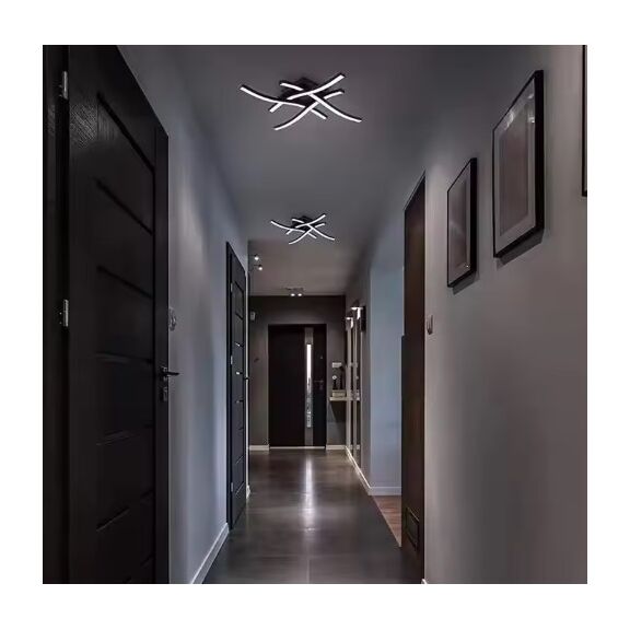 Se led 45 Cosima Black 45x45x8cm 32w 3cct Ip20 2 Years Warranty