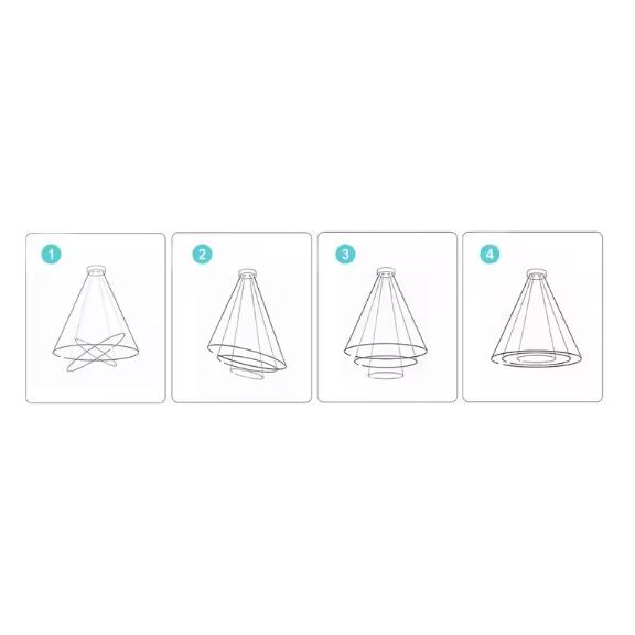 Se led 60 Damita Black Pendant 60x40x20cm 70w 3cct Ip20 2 Years Warranty